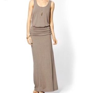 NWOT Hive & Honey Long Taupe Maxi Dress